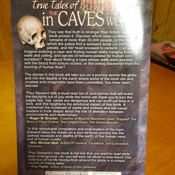 Paperback Books, Two Books of scary Cave Stories - Picture 8 of 12